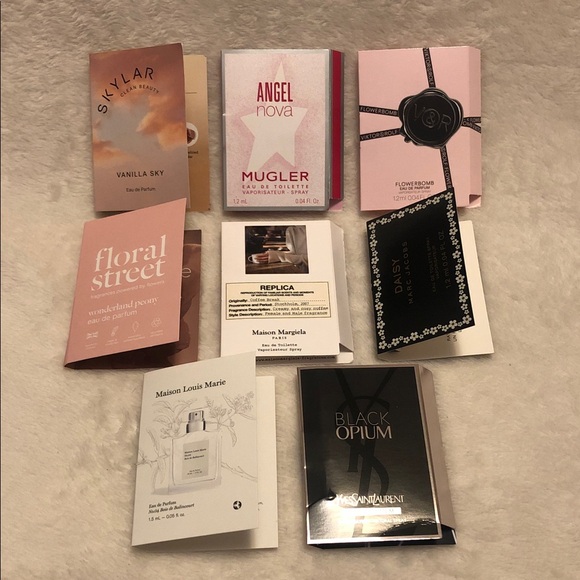 Multiples Other - Set of 8 Travel Size Designer Perfume New & Authentic